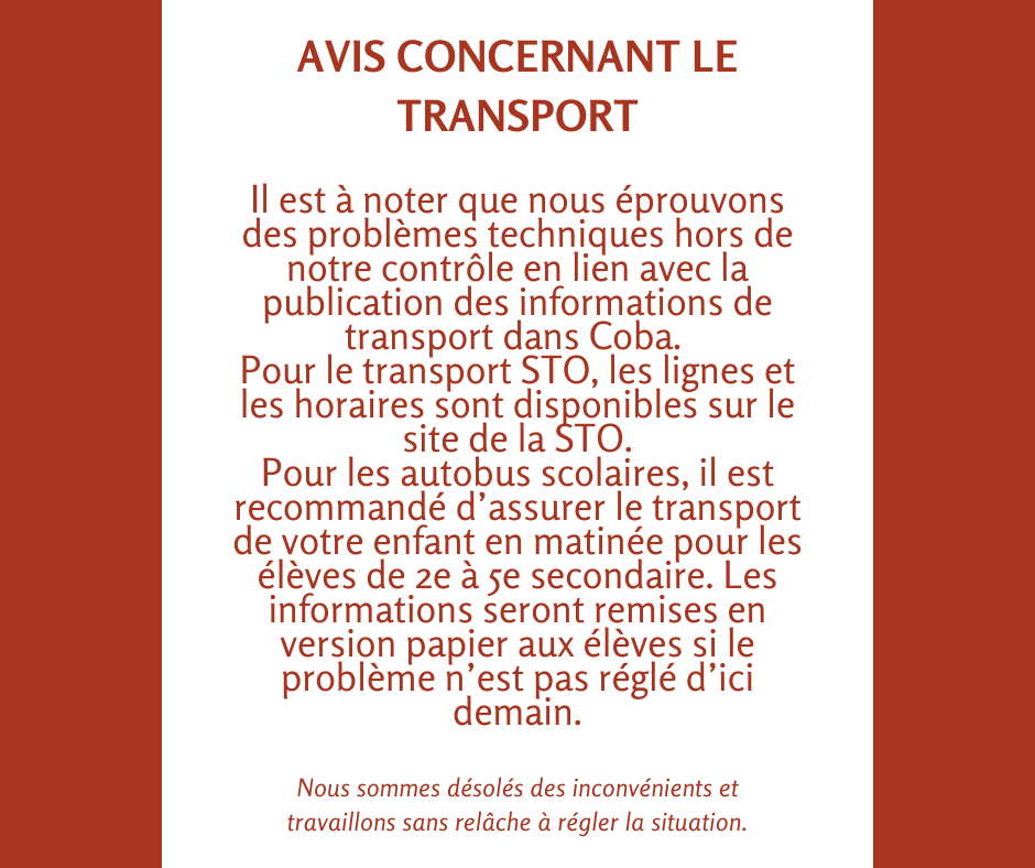 Transport scolaire