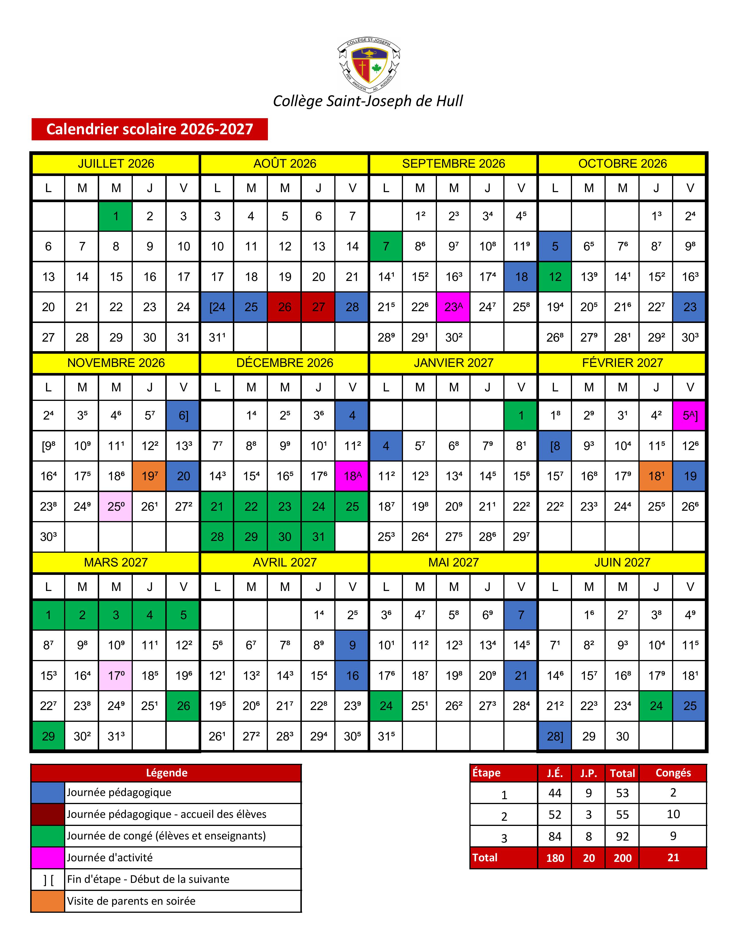 Collège St-Joseph_Calendrier scolaire_2026-2027.jpg